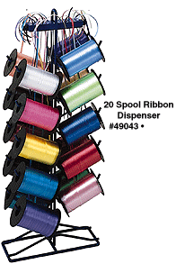 20 Spool Ribbon Dispenser
