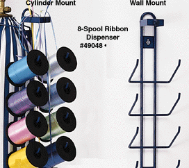 8-Spool Ribbon Dispenser